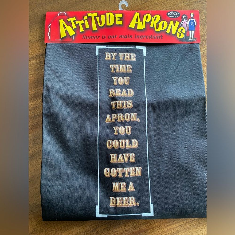 206. Attitude Apron, new, one size fits most 😉